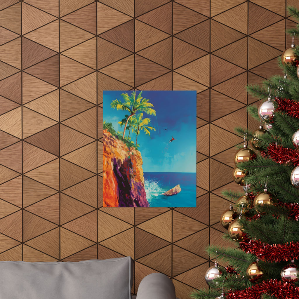 Where Courage Meets the Sea Matte Vertical Poster — Style Wall Art