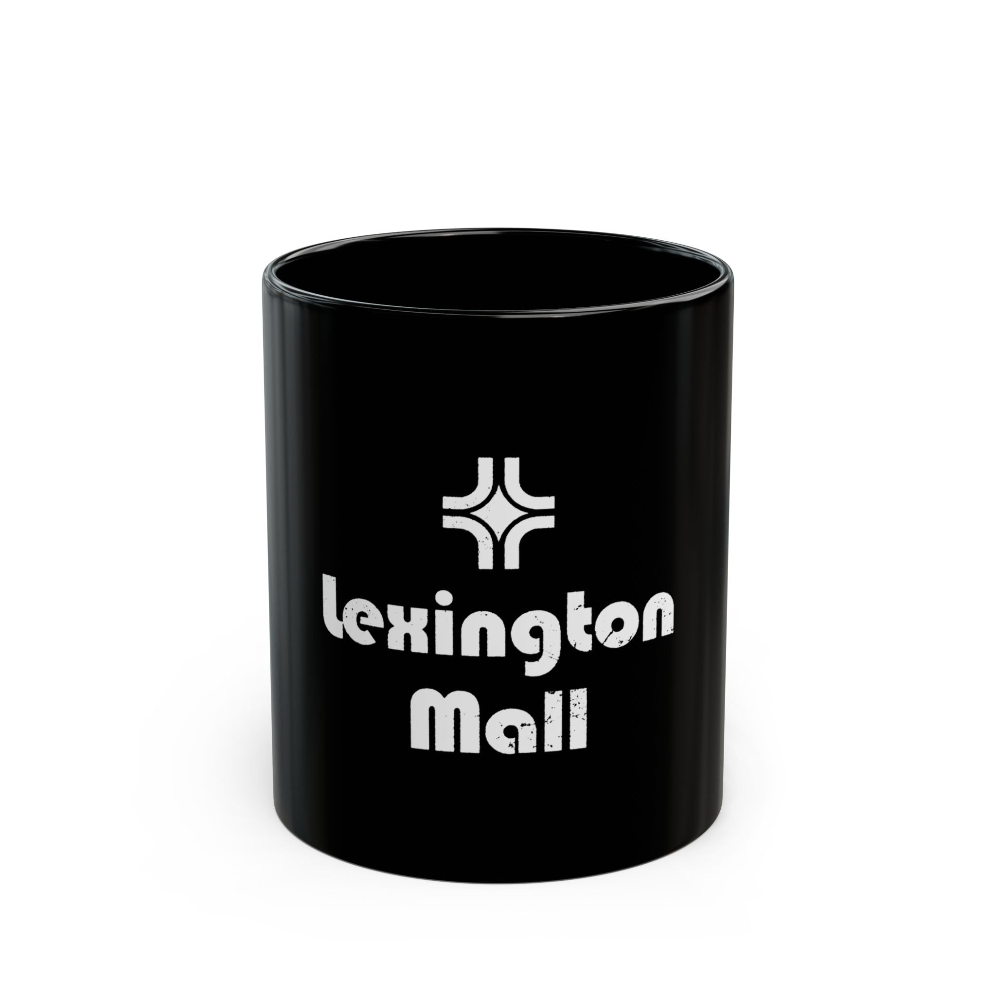 Lexington Mall Logo Retro Black Mug (11oz, 15oz)