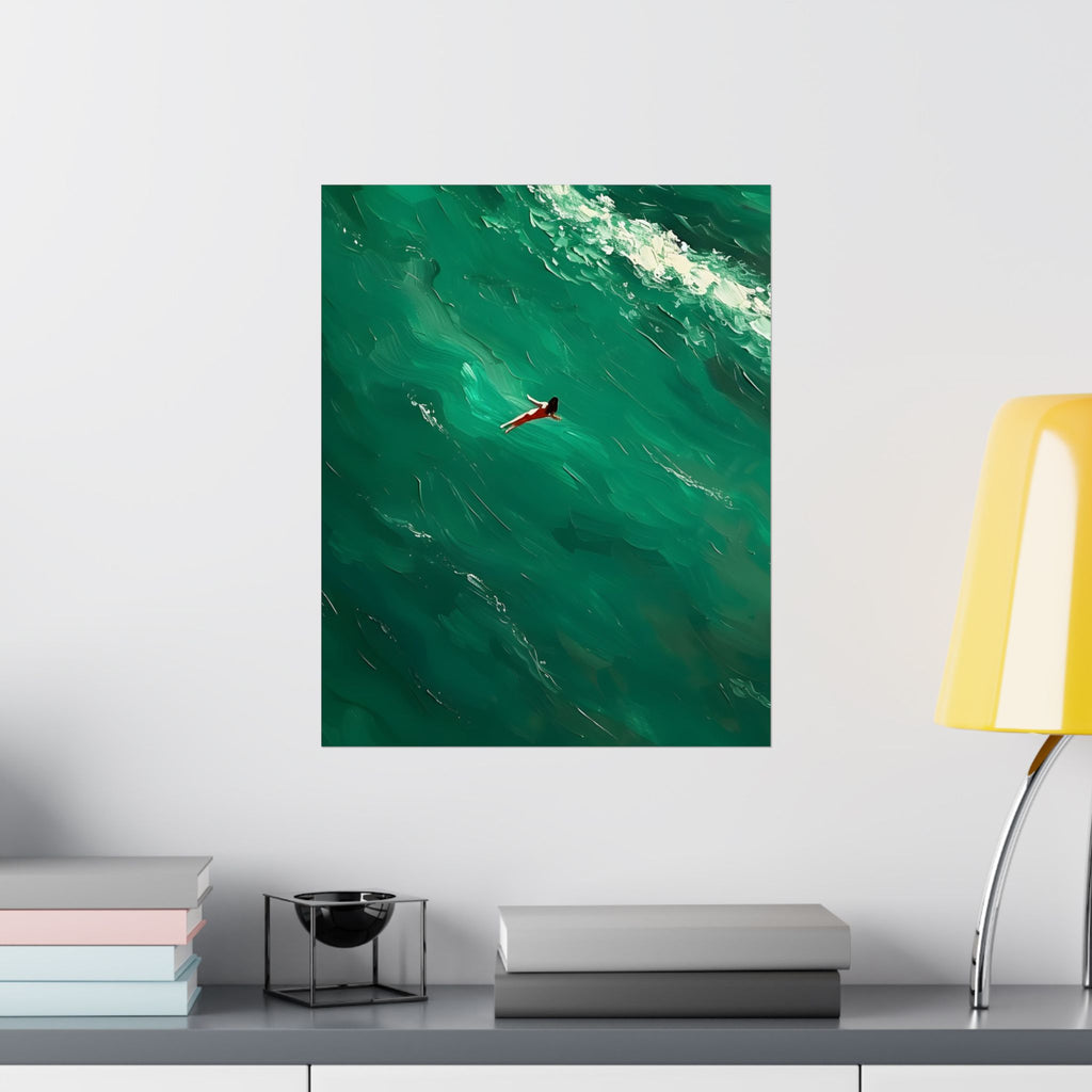 Where the Ocean Holds Its Breath Matte Vertical Poster — Style Wall Art