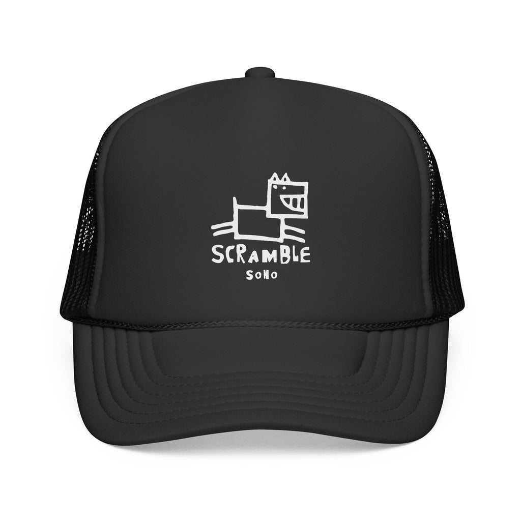 Scramble Soho Logo – Vintage Arch Logo Mesh Hat