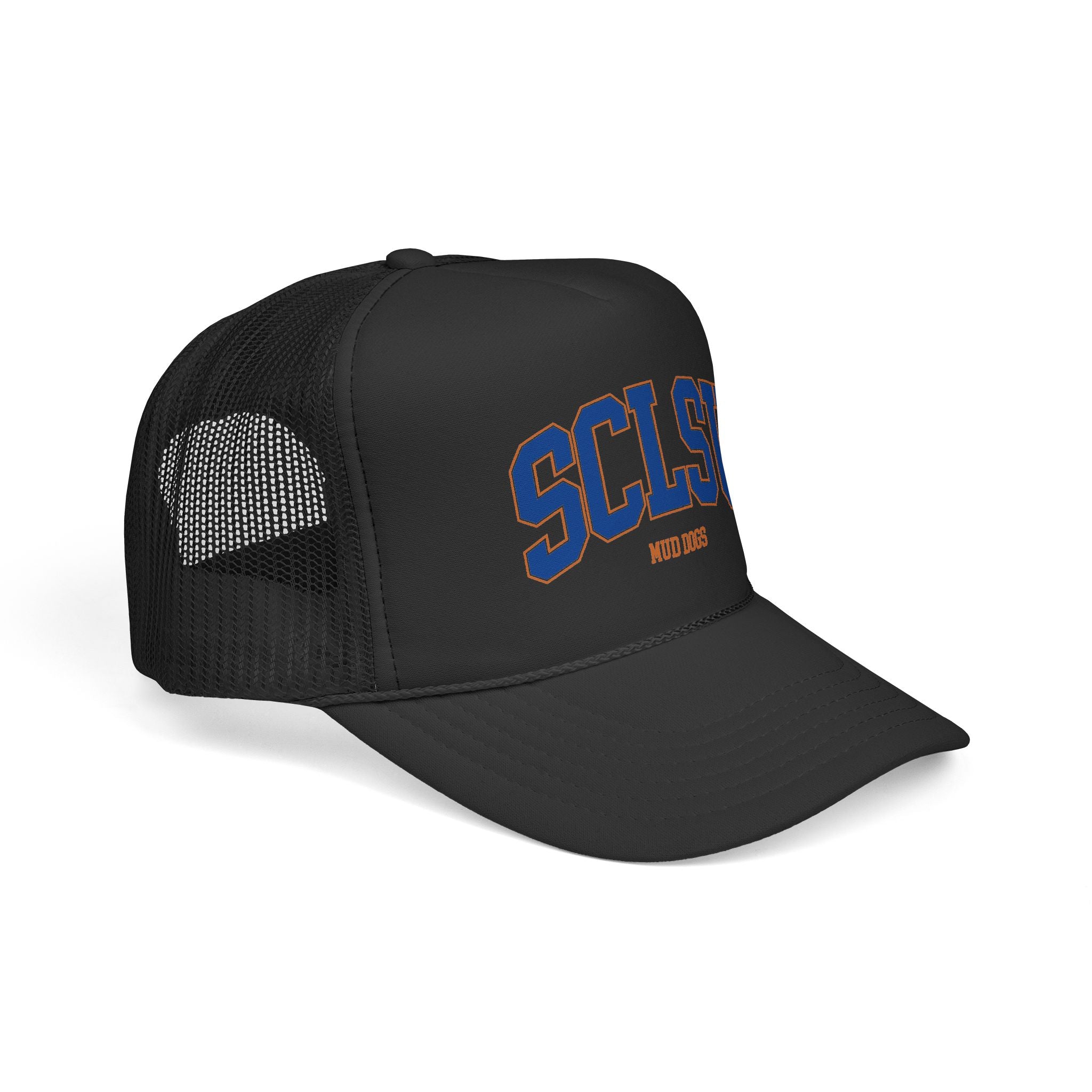 SCLSU Mud Dogs Retro Logo – Vintage Arch Logo Mesh Hat
