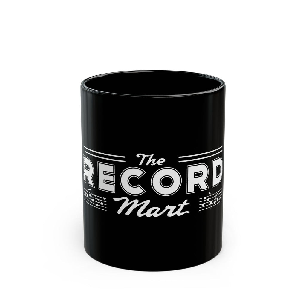 Record Mart Logo  Black Mug (11oz, 15oz)