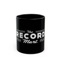 Record Mart Logo  Black Mug (11oz, 15oz)