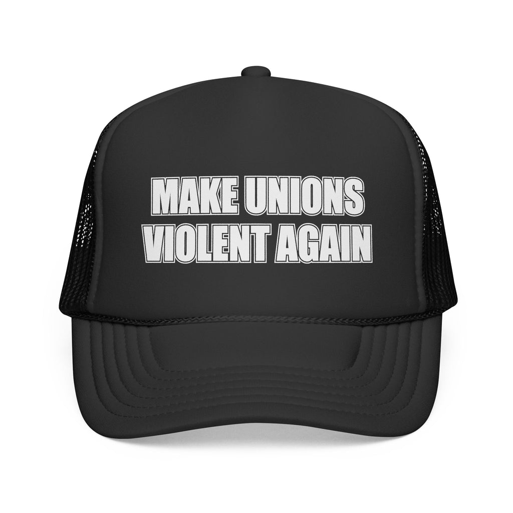 Make Unions Violent Again Retro Cap Logo – Vintage Arch Logo Mesh Hat