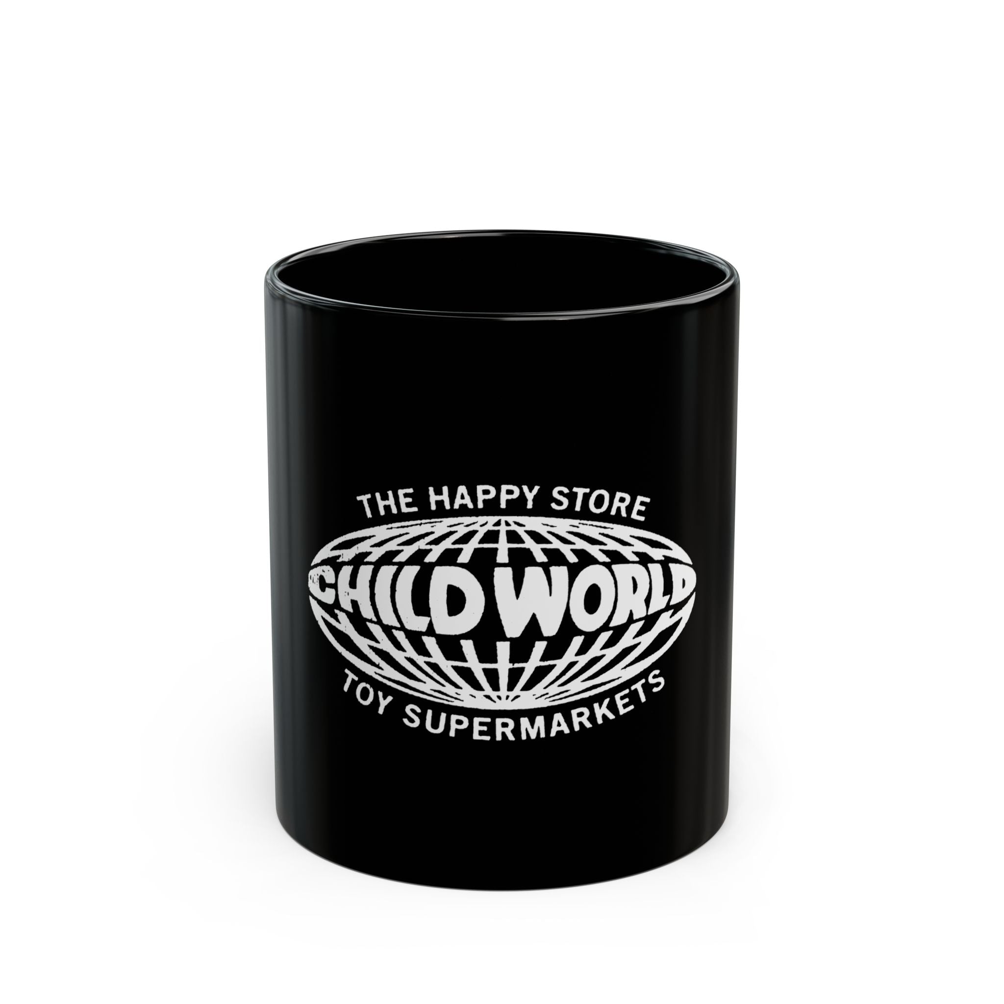 Child World Toy Supermarkets Retro Black Mug (11oz, 15oz)