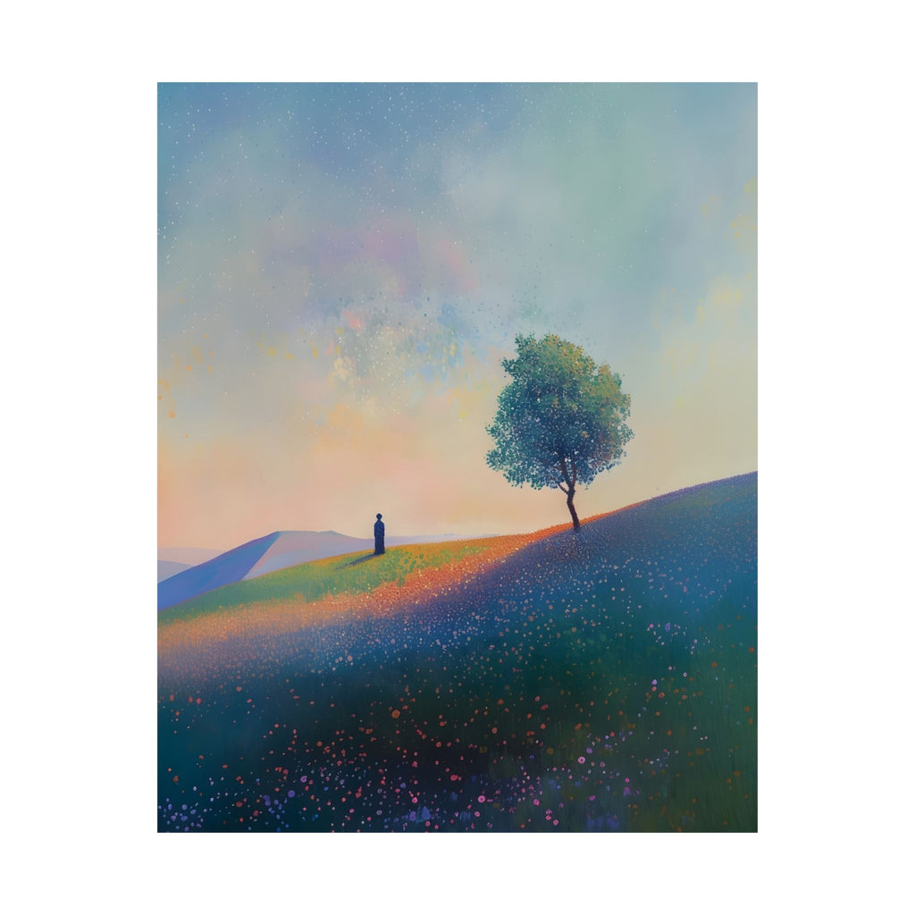 Where the Earth Breathes in Color Matte Vertical Poster — Wall Art