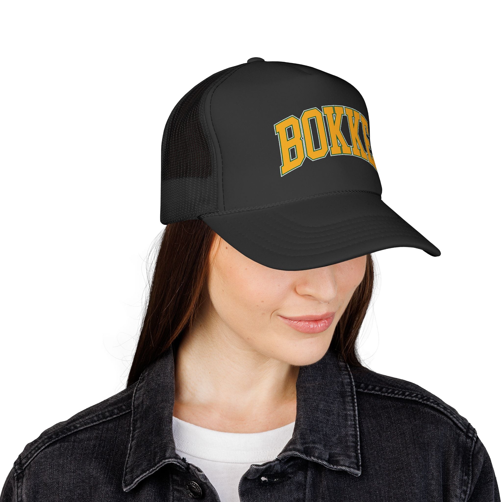 Bokke Football Club Retro Cap Logo – Vintage Arch Logo Mesh Hat