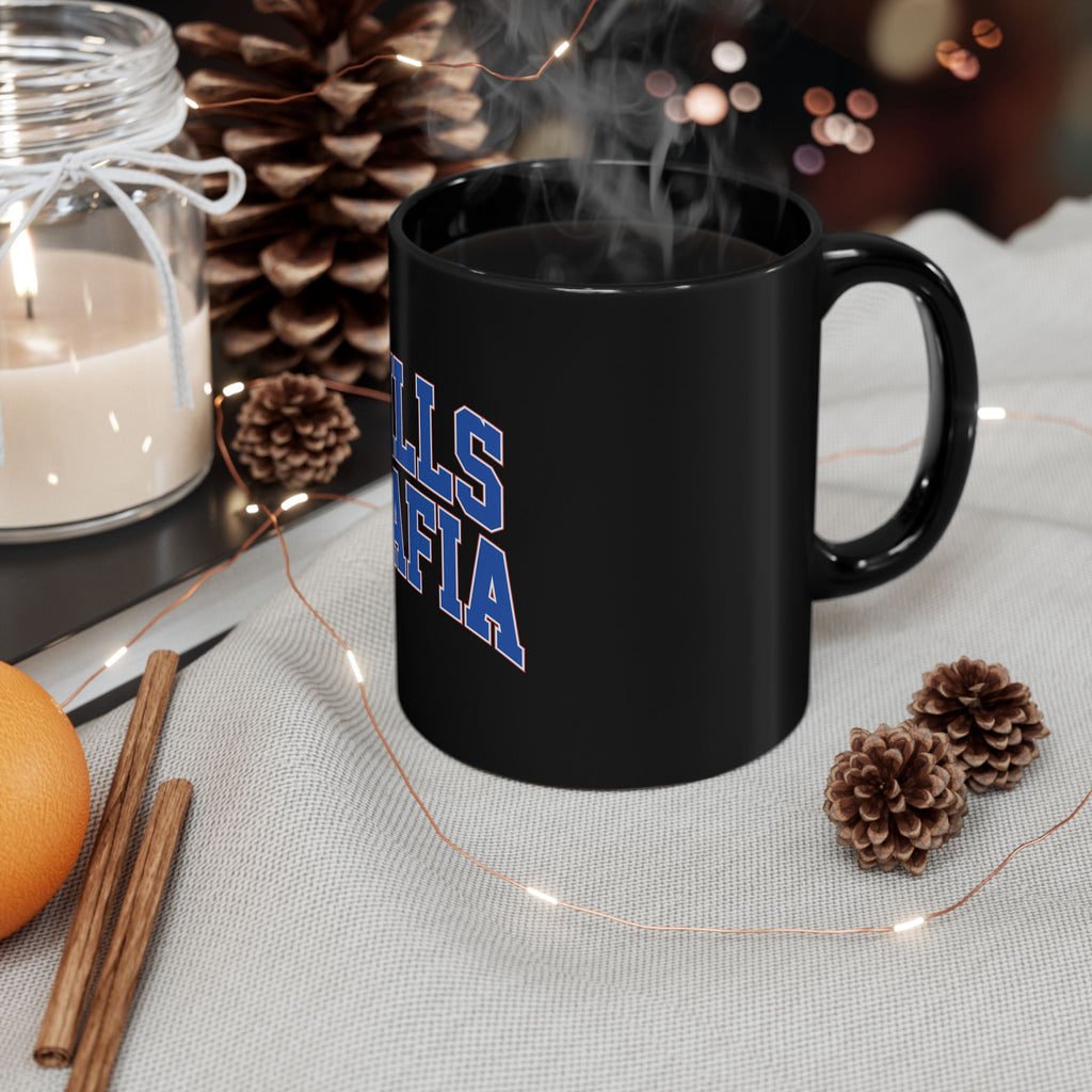Bills Mafia Retro Black Mug (11oz, 15oz)