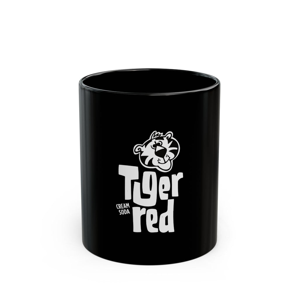 Tiger Red Logo Retro Black Mug (11oz, 15oz)