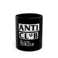 Anti Club Melrose Retro Black Mug (11oz, 15oz)