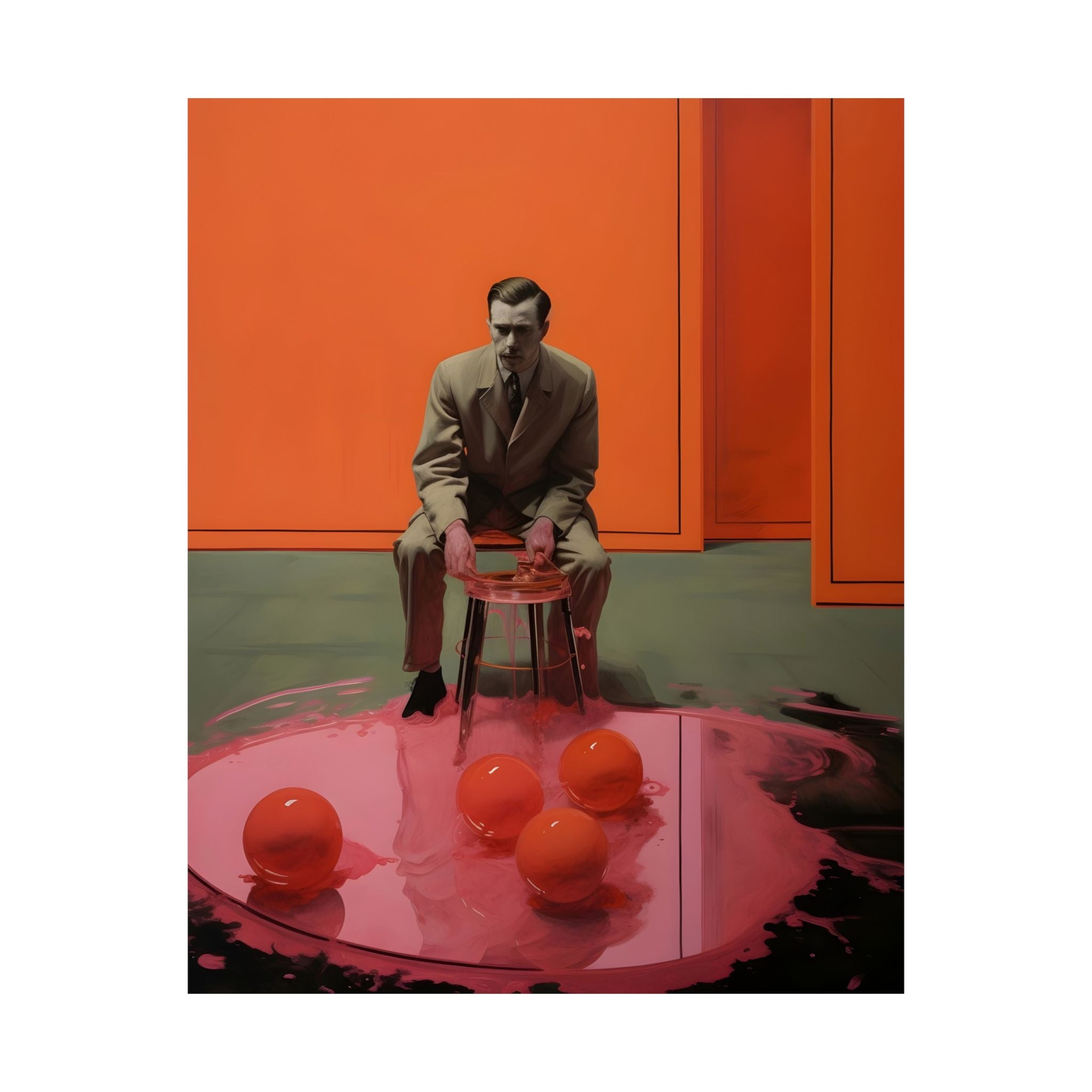 Waiting for Something to Break Matte Vertical Poster — Wall Art