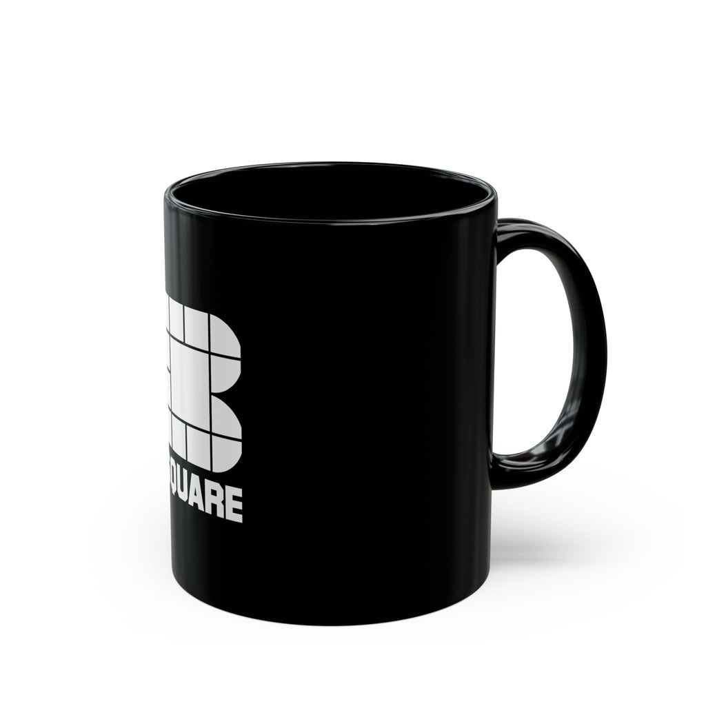 Builders Square Retro Logo Black Mug (11oz, 15oz)