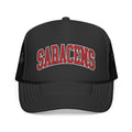 Saracens Football Club Retro Cap Logo – Vintage Arch Logo Mesh Hat