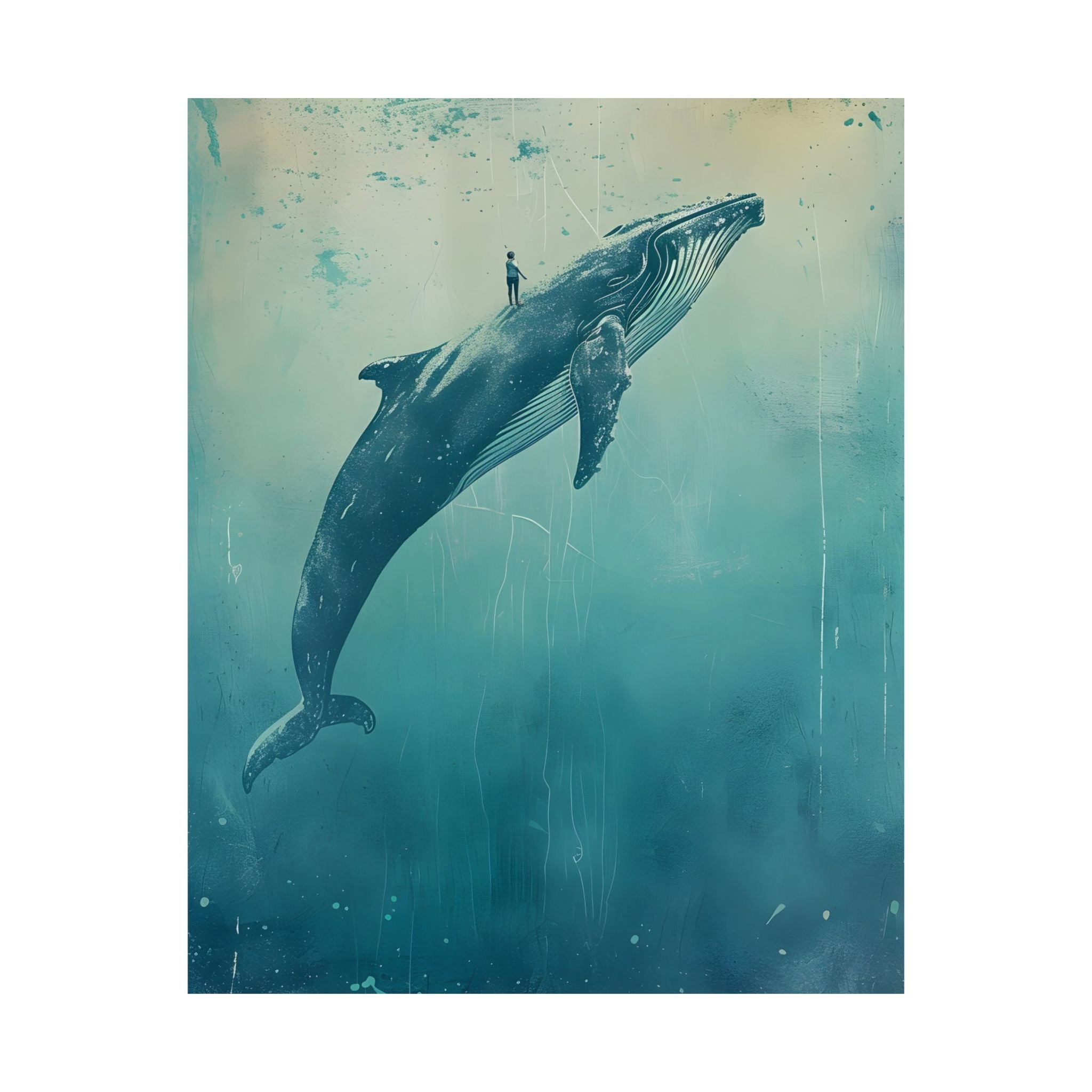 Where Giants Carry Our Quiet Thoughts Matte Vertical Poster — Wall Art