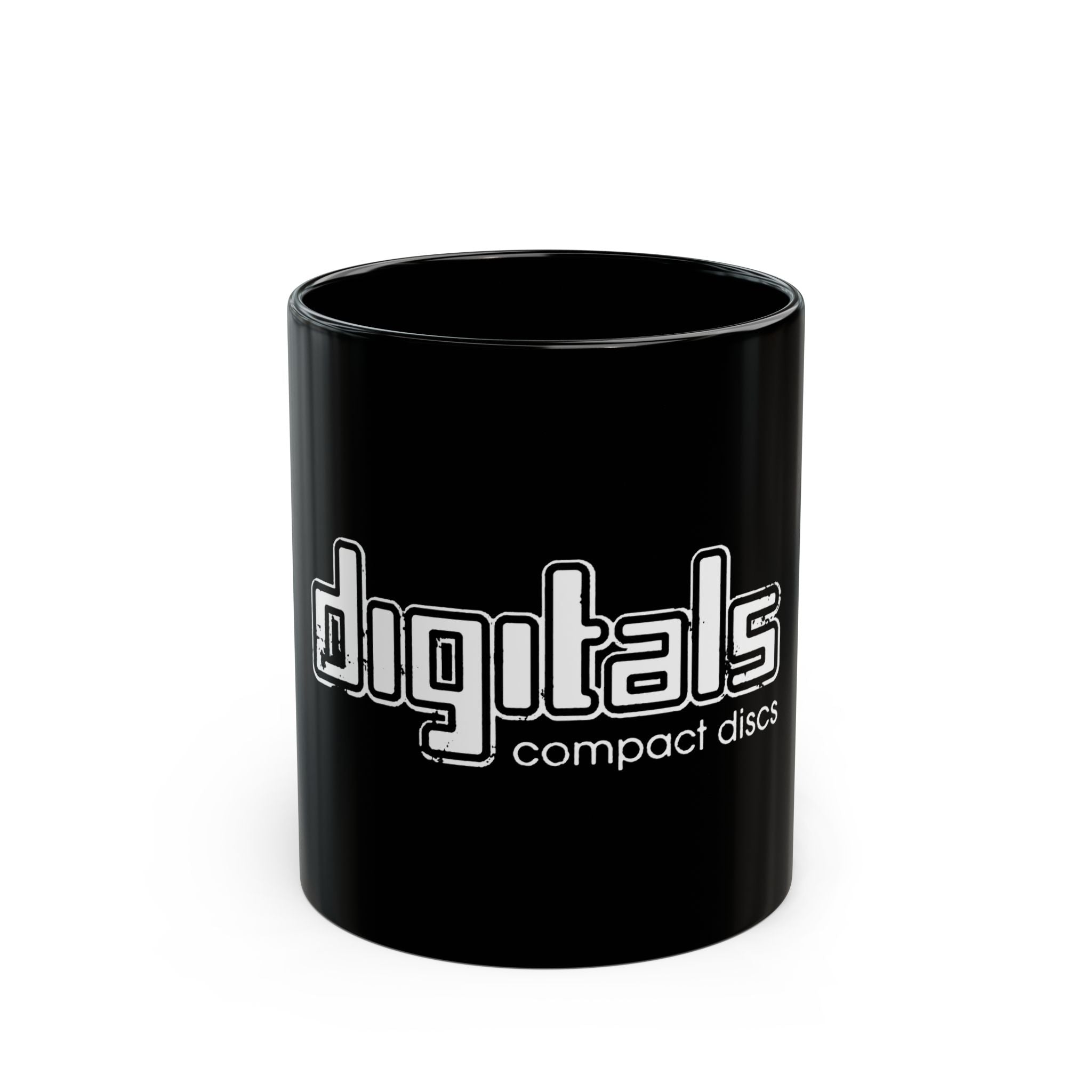 Digitals Compact Logo  Black Mug (11oz, 15oz)