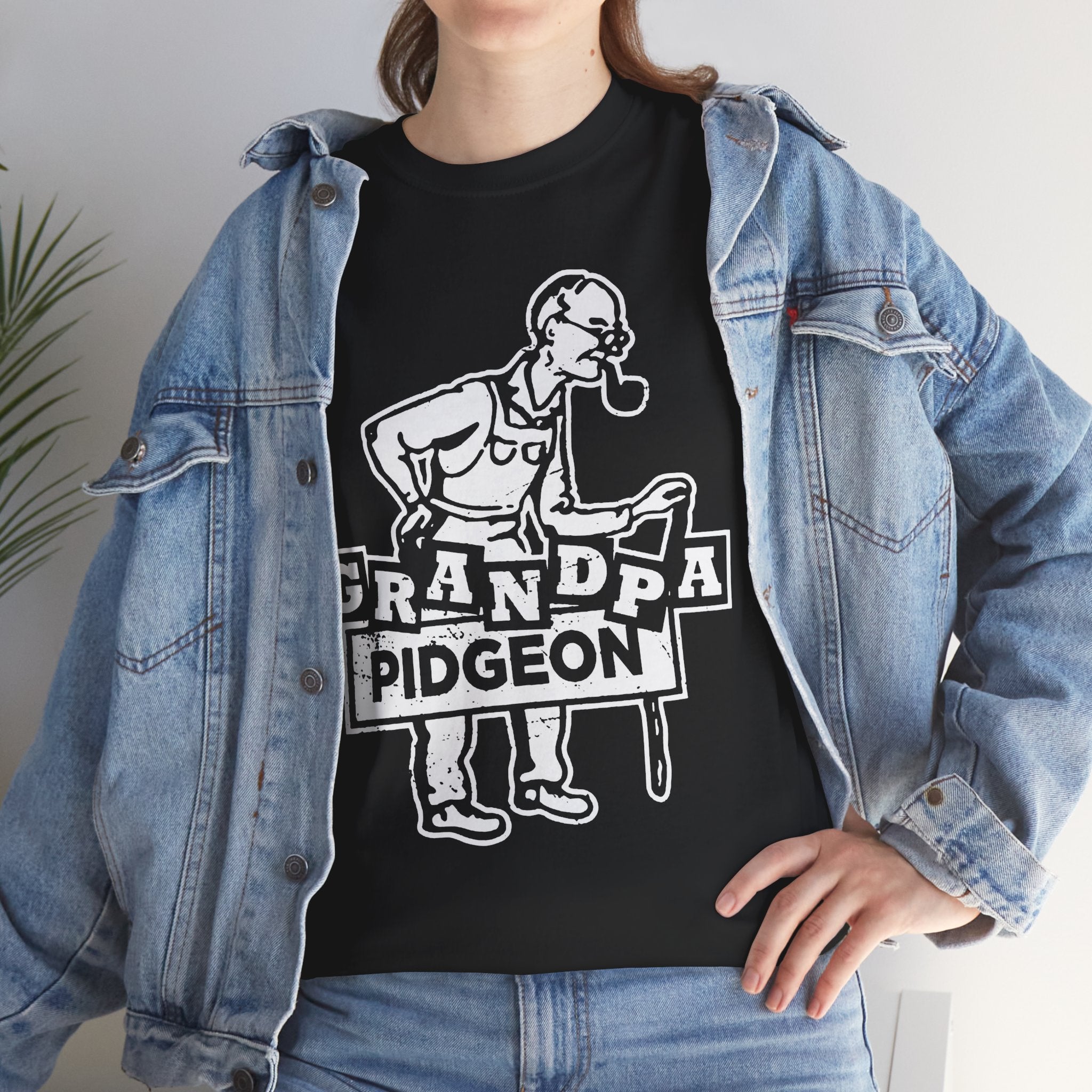 Grandpa Pidgeon Retro Logo