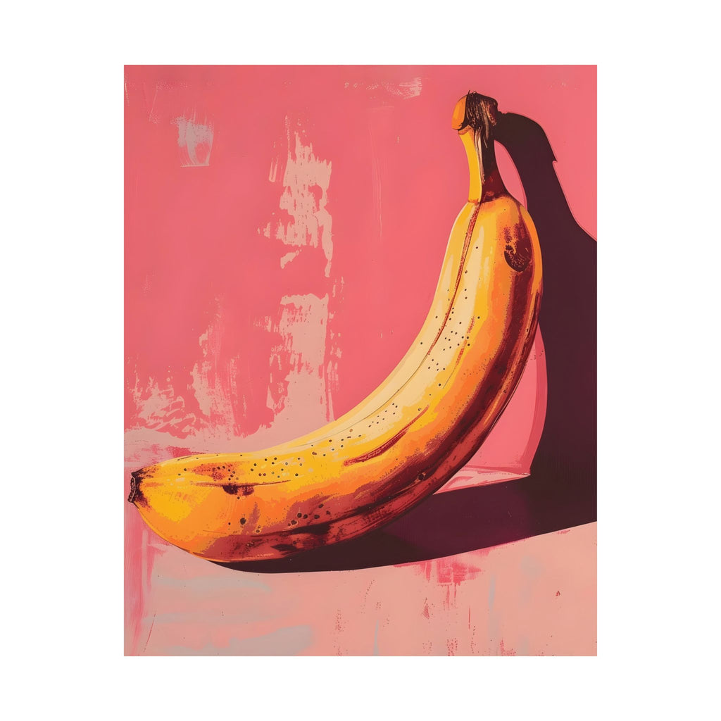 The Banana That Poses Matte Vertical Poster — Wall Art