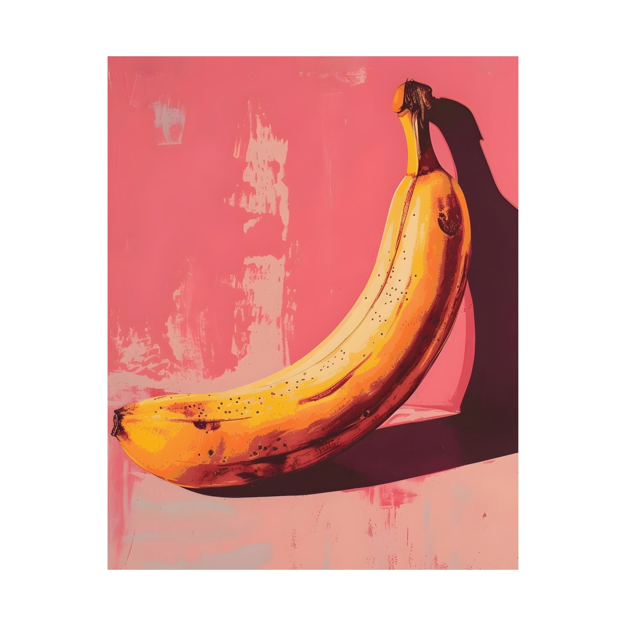 The Banana That Poses Matte Vertical Poster — Wall Art