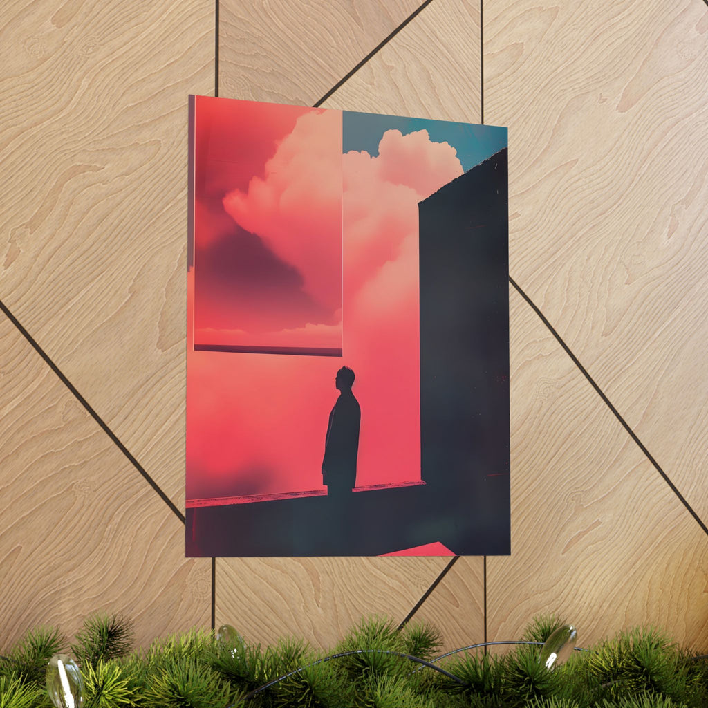 Alone Imagination Matte Vertical Poster — Vintage 70s Style Wall Art