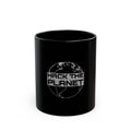 Hack The Planet Logo Retro Black Mug (11oz, 15oz)