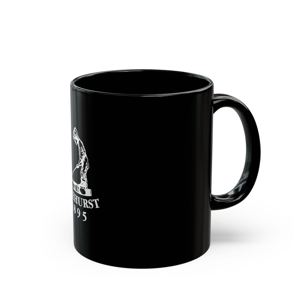 Pinehurst 1895 Retro Logo Black Mug (11oz, 15oz)