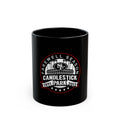 Candlestick Park Logo Retro Black Mug (11oz, 15oz)
