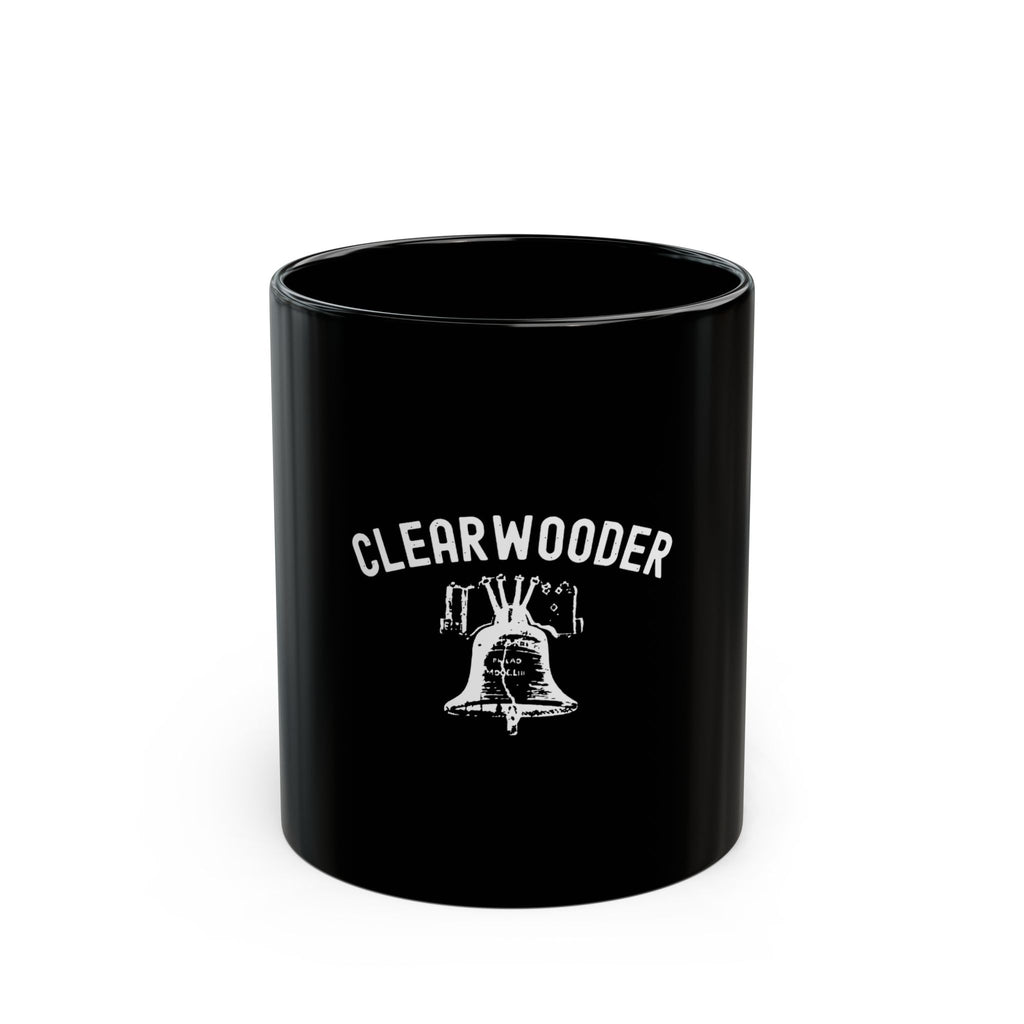 Clearwooder Logo Retro Black Mug (11oz, 15oz)