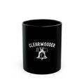 Clearwooder Logo Retro Black Mug (11oz, 15oz)