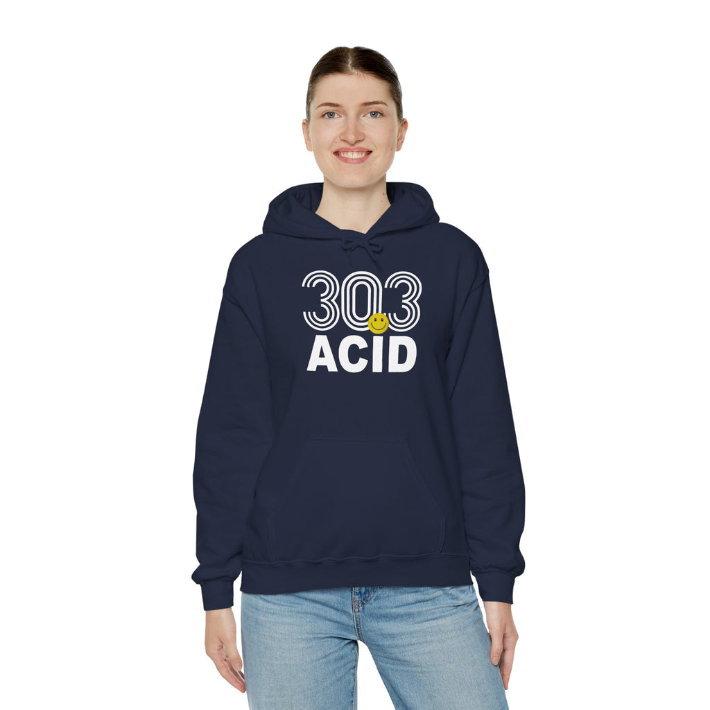 303 Acid House Music Retro Logo — Bold City Pride Pullover