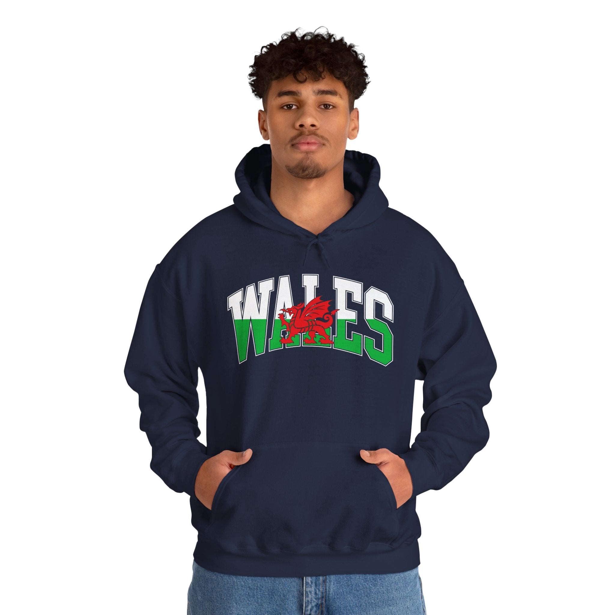 Wales Retro Logo — Bold City Pride Pullover
