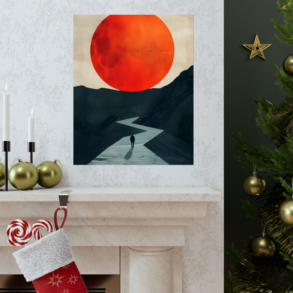 Where the Sun Weighs Heavy Matte Vertical Poster — Wall Art