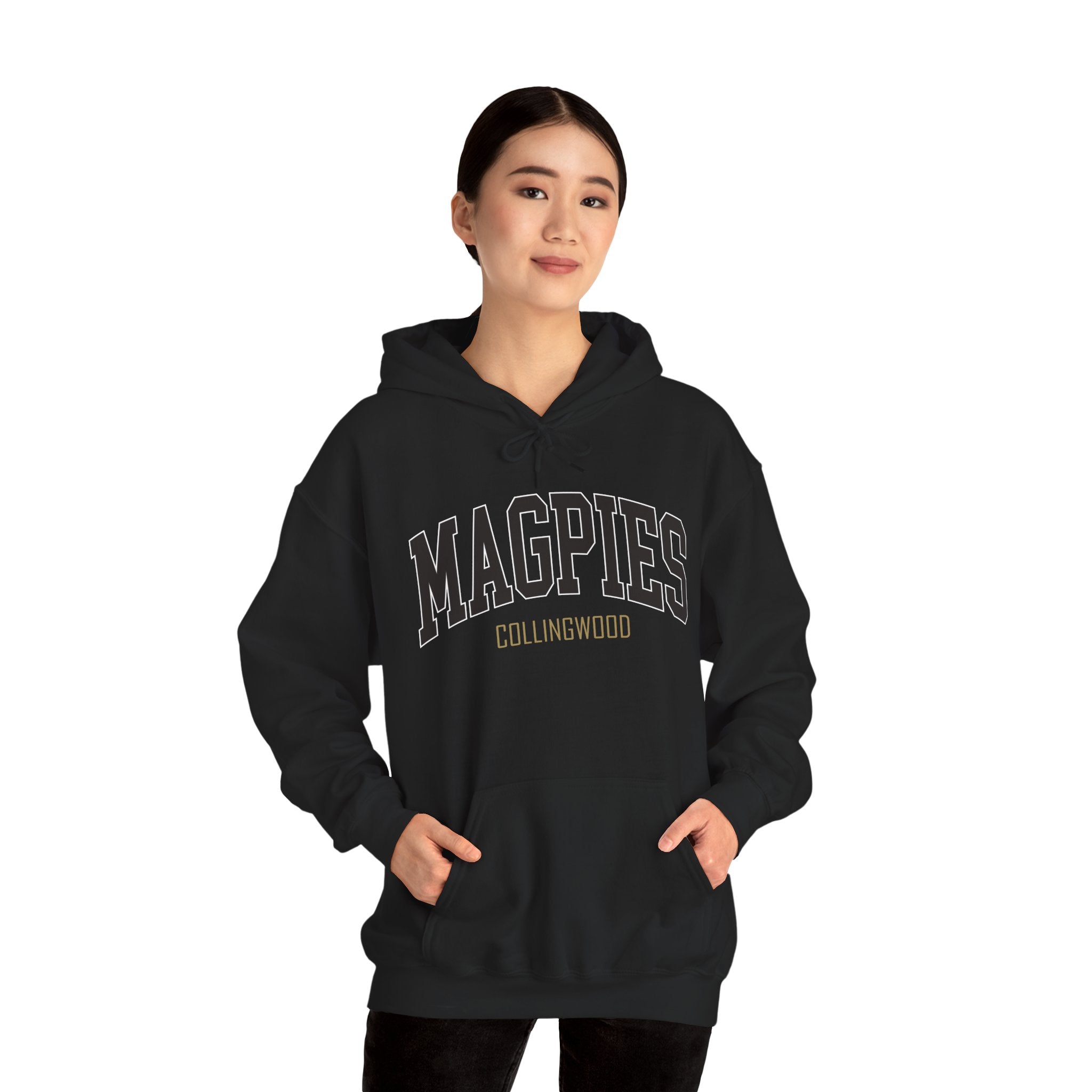 Magpies Collingwood Football Club Retro Logo — Bold City Pride Pullover