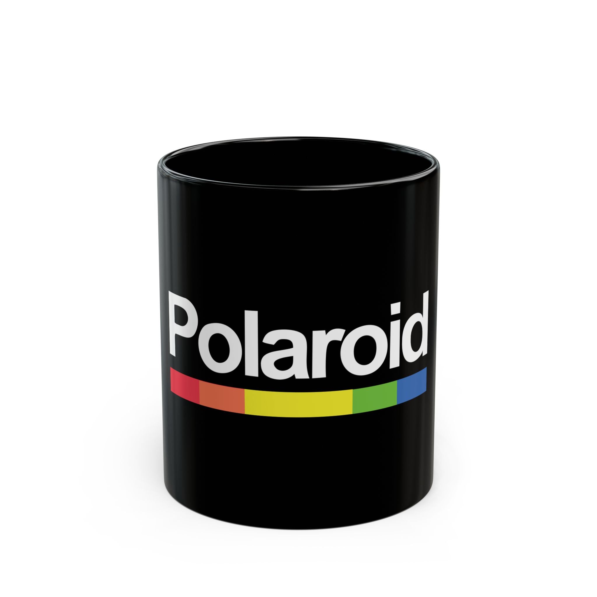 Polaroid Camera Logo Retro Black Mug (11oz, 15oz)