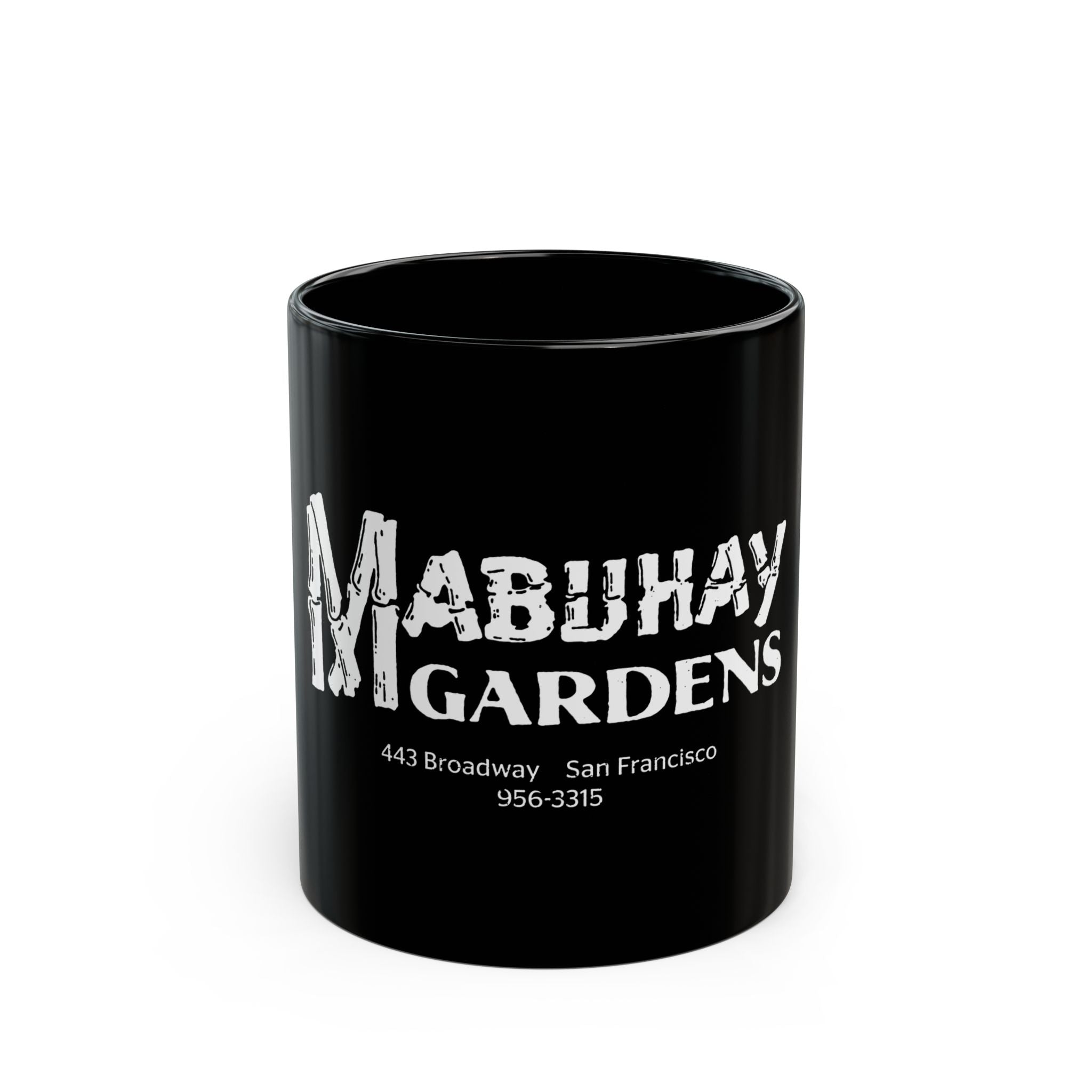 Mabuhay Gardens Retro Black Mug (11oz, 15oz)