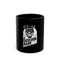 Excelsior Park Retro Logo Black Mug (11oz, 15oz)