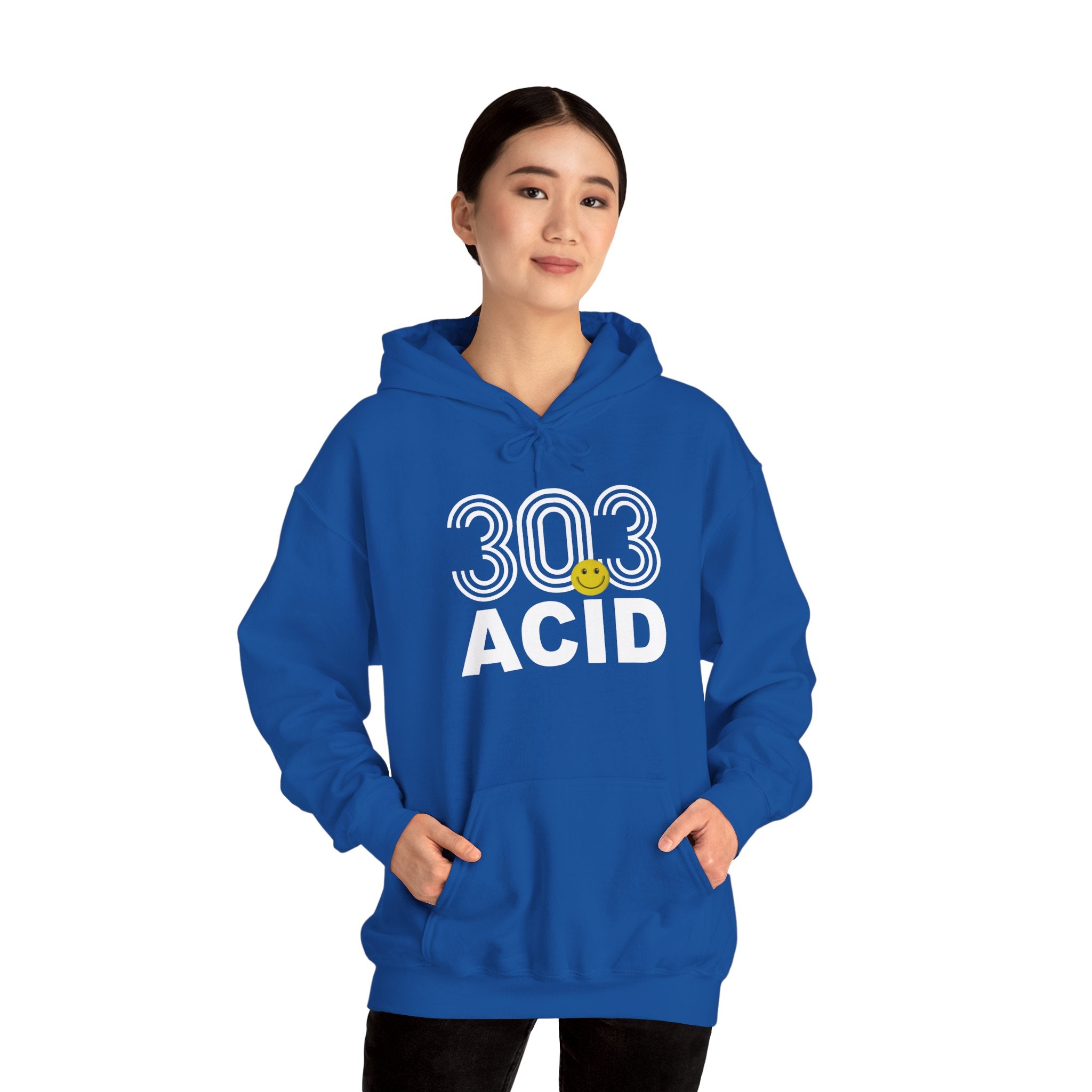 303 Acid House Music Retro Logo — Bold City Pride Pullover