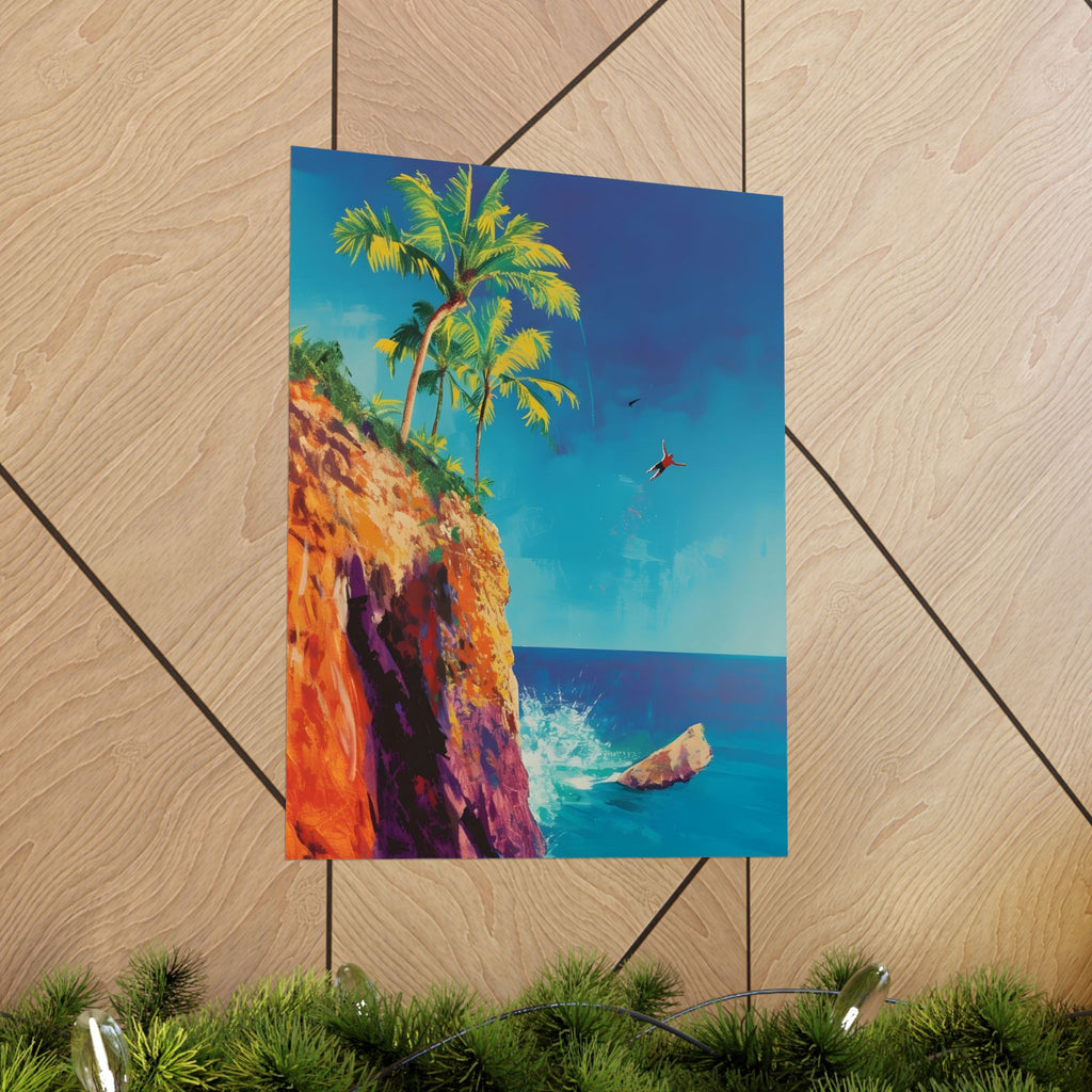 Where Courage Meets the Sea Matte Vertical Poster — Style Wall Art