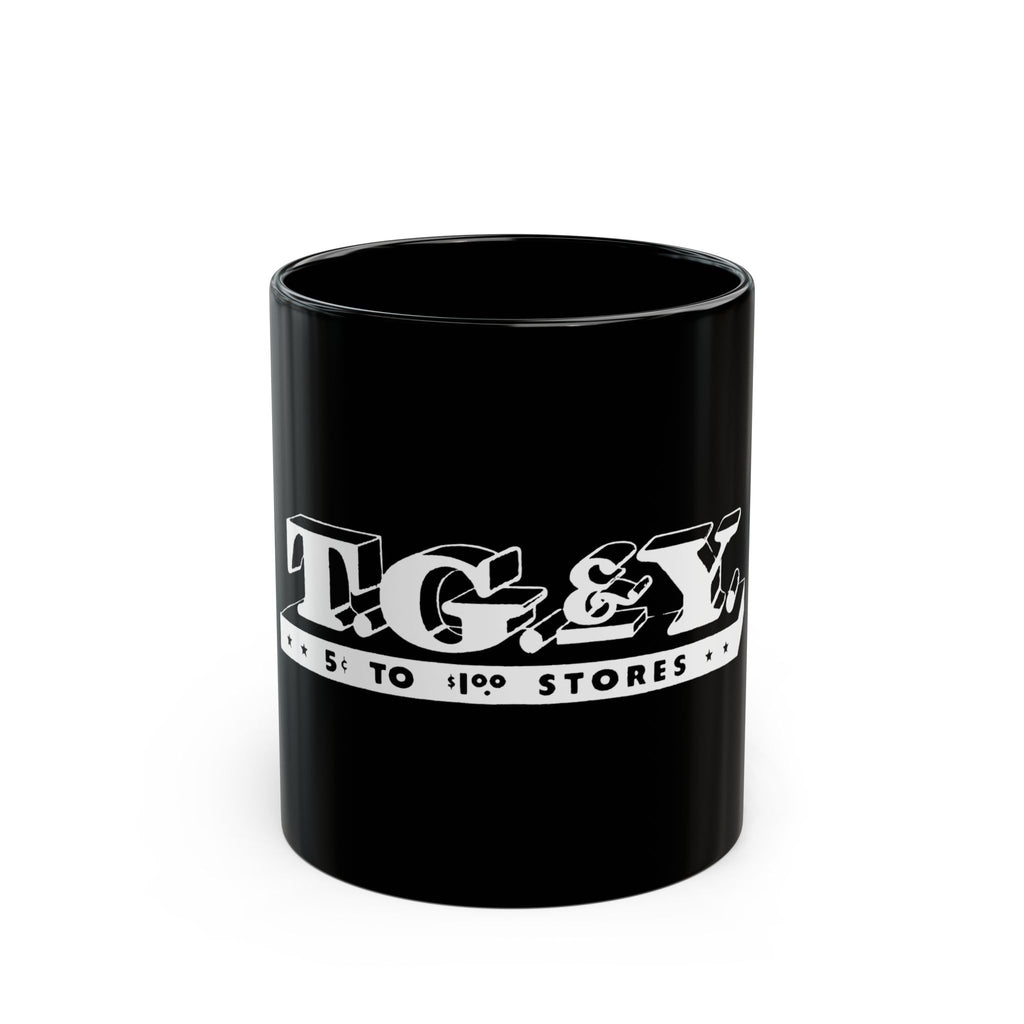 TG & Y Stores Retro Black Mug (11oz, 15oz)