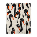 The Gathering of Black Swans Art Matte Vertical Poster —  Wall Art