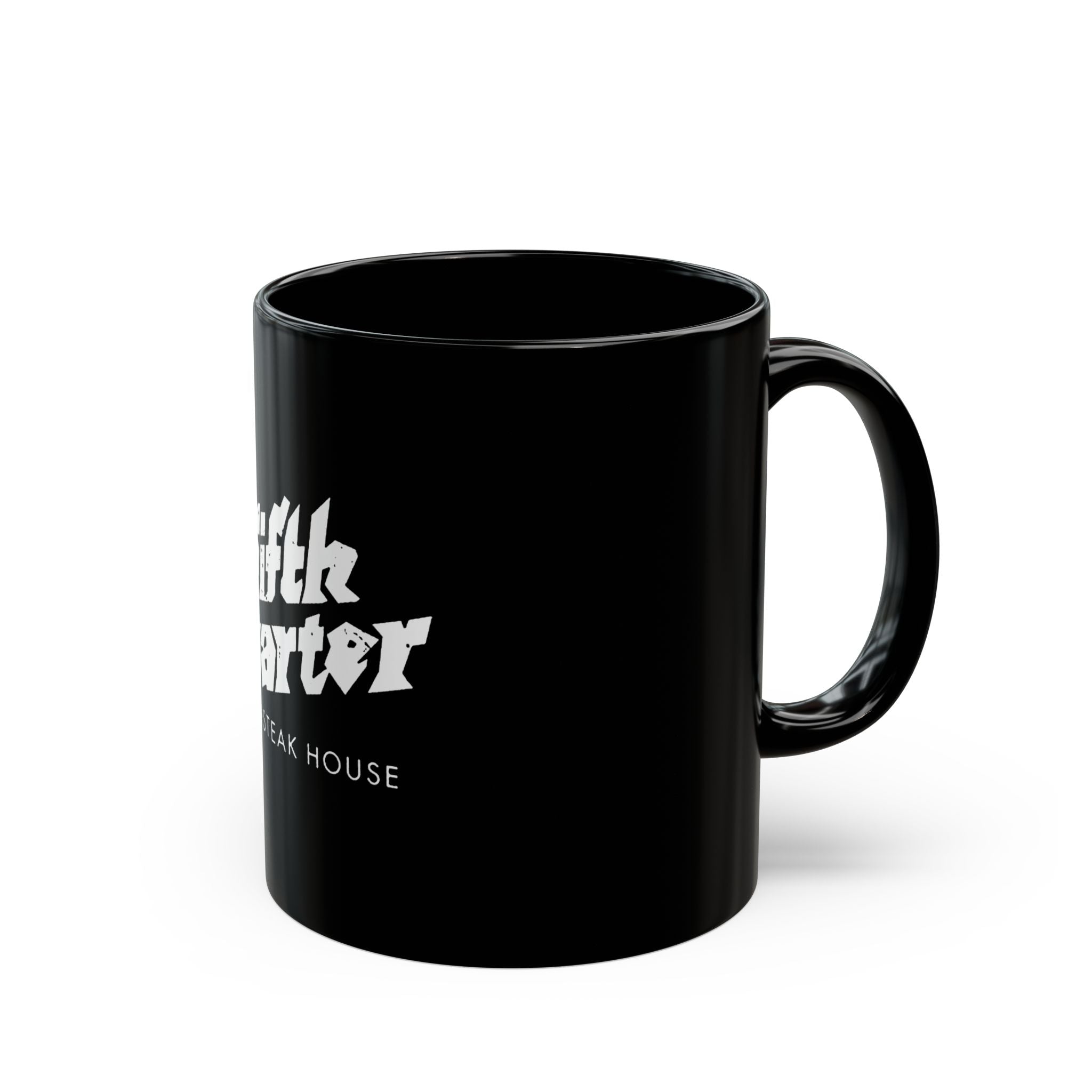 Fifth Quarter Logo Retro Black Mug (11oz, 15oz)