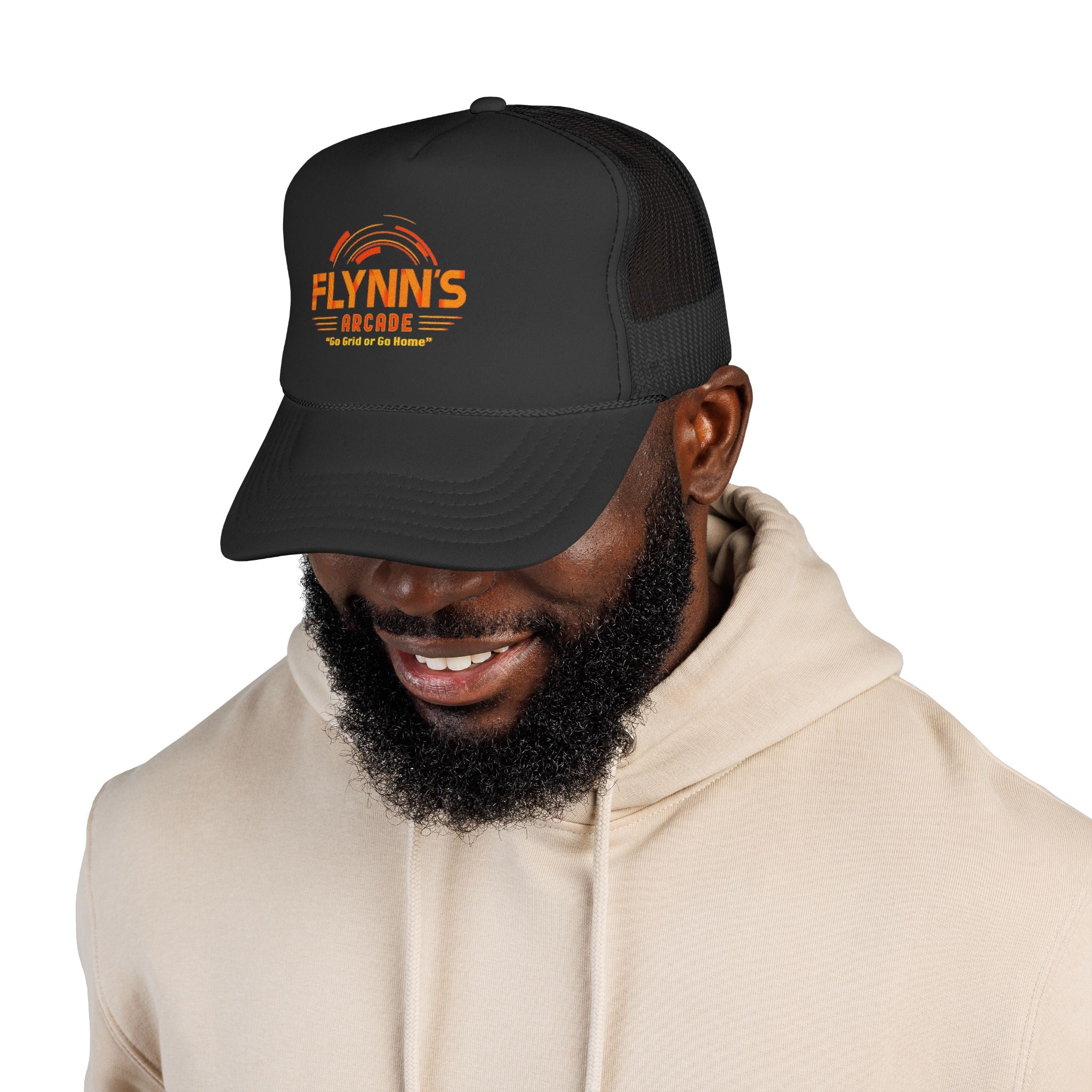Flynns Arcade Game Retro Cap – Vintage Arch Logo Mesh Hat