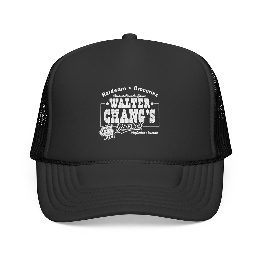 Walter Changs Hardware Groceries Logo – Vintage Arch Logo Mesh Hat
