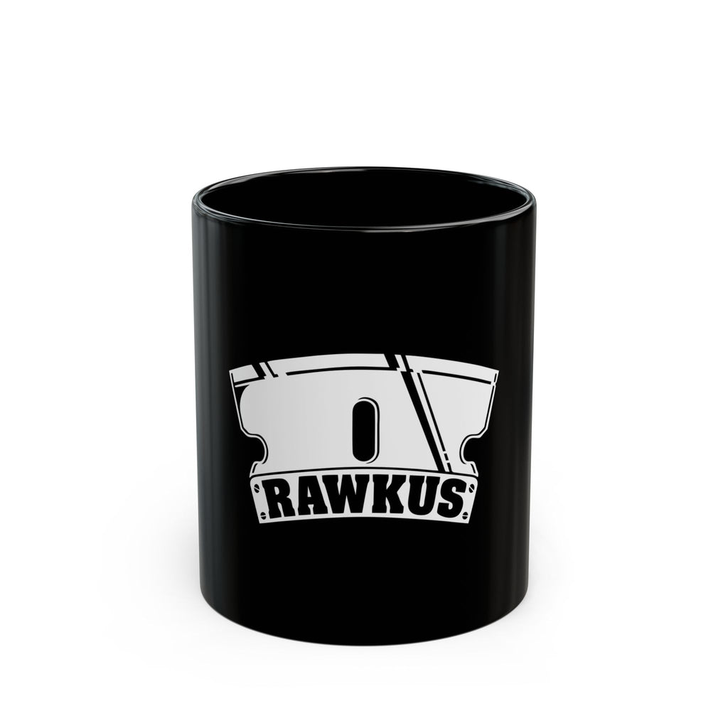 Rawkus Logo Retro Black Mug (11oz, 15oz)