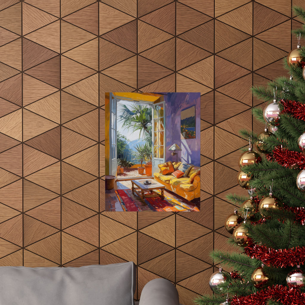 Morning in the Painted Room Matte Vertical Poster — Wall Art