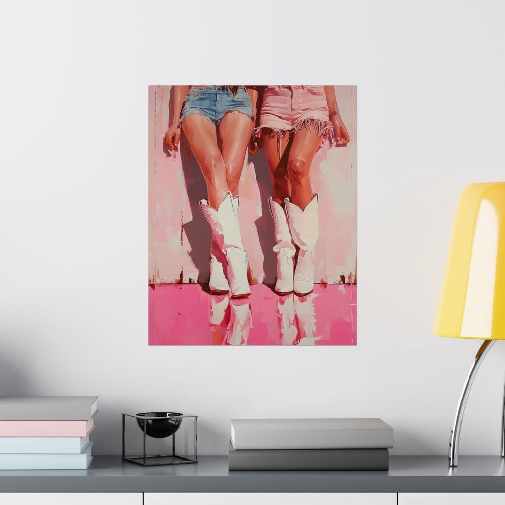 Cowgirl Crush Matte Vertical Poster — Wall Art