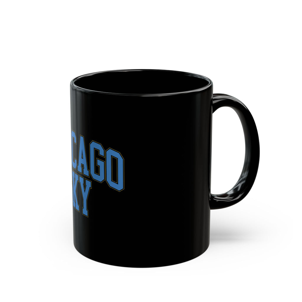 Chicago Sky Sport Logo Retro Black Mug (11oz, 15oz)
