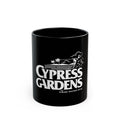 Cypress Gardens Logo Retro Black Mug (11oz, 15oz)