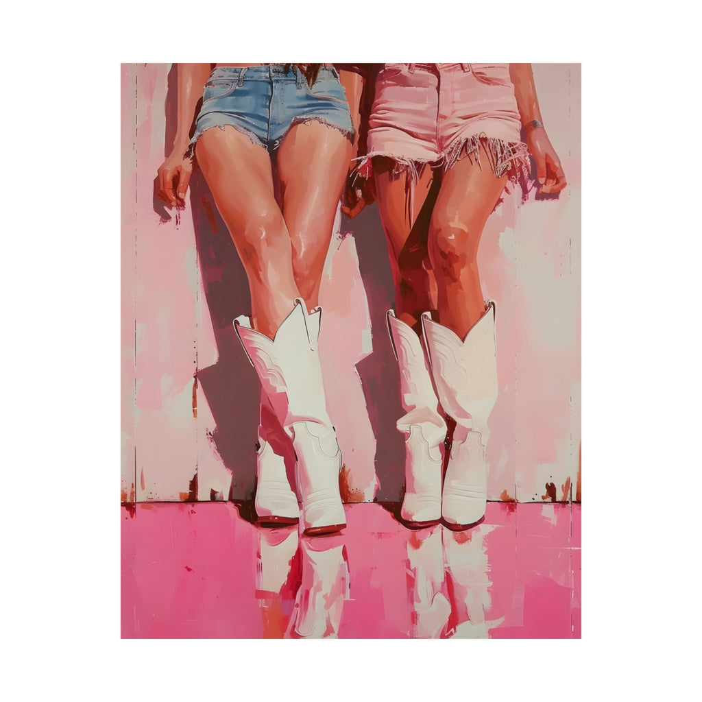 Cowgirl Crush Matte Vertical Poster — Wall Art