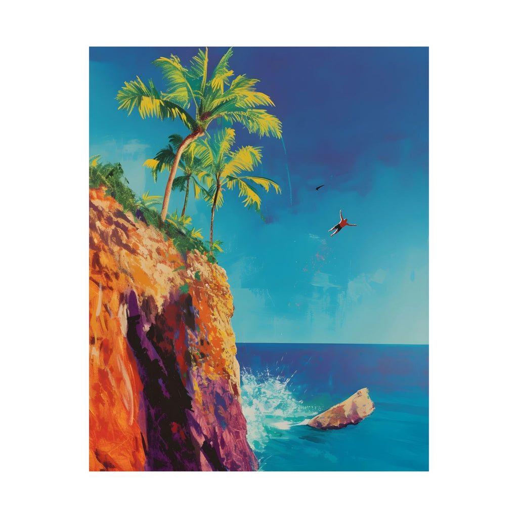 Where Courage Meets the Sea Matte Vertical Poster — Style Wall Art