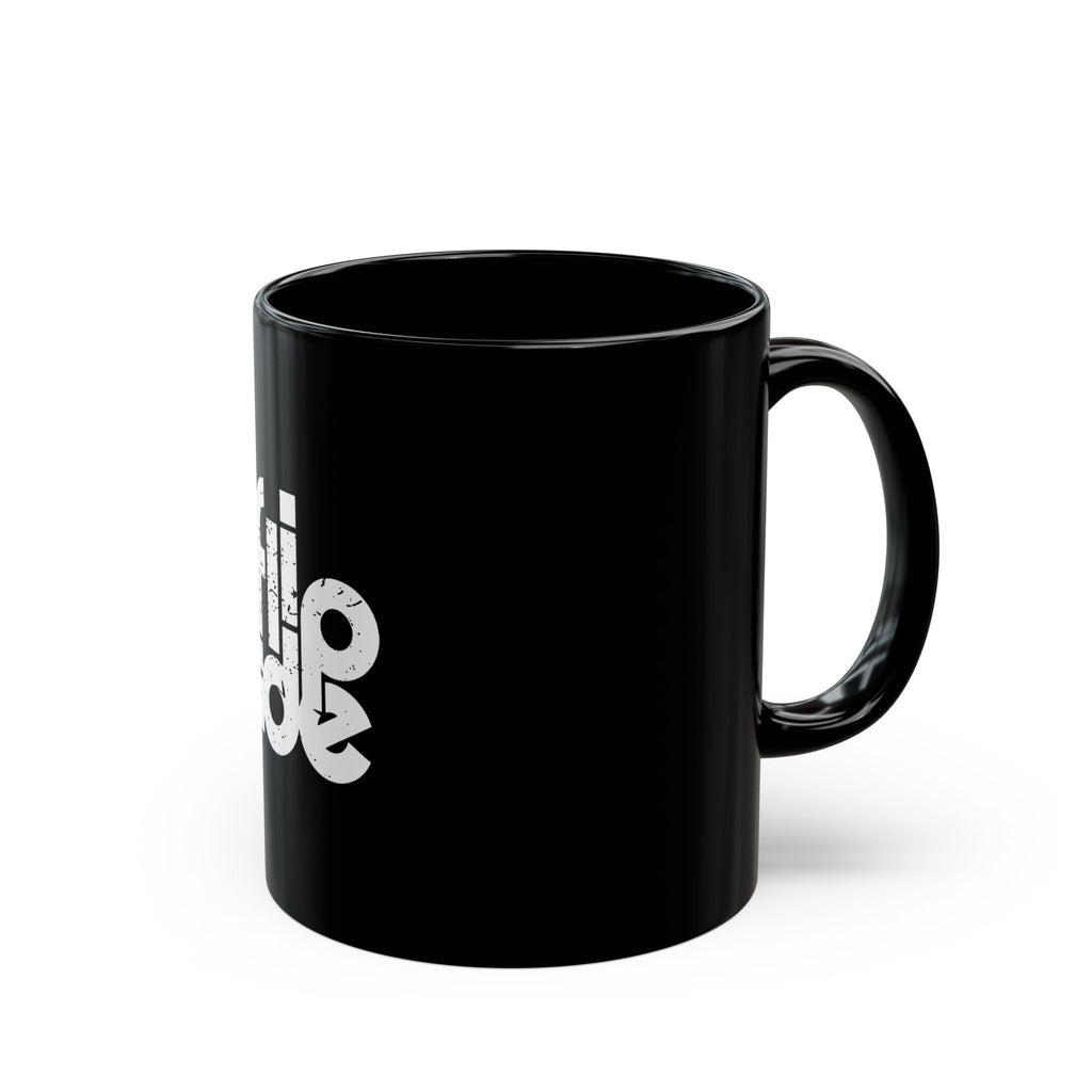 The Flip Side Logo Retro Black Mug (11oz, 15oz)